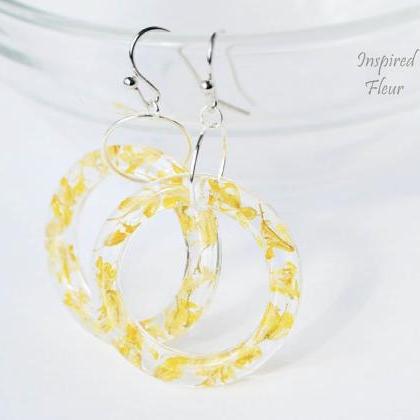 Airy, Lightweight And Sunny Frame Resin Dangle..